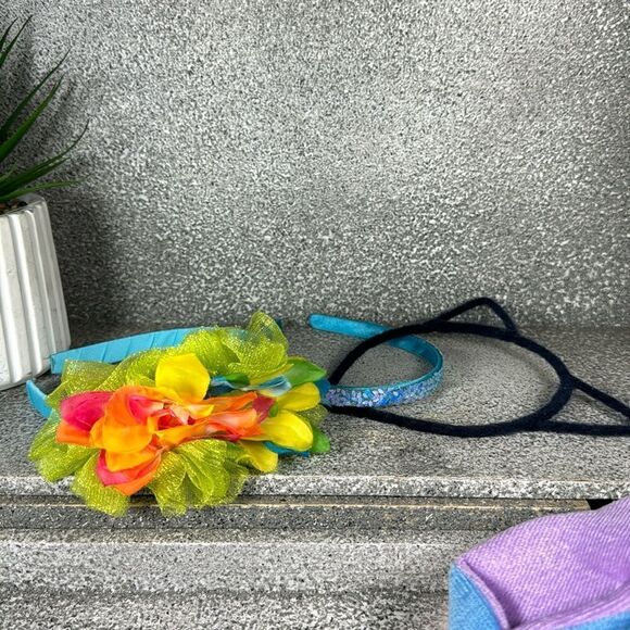 Girls Assorted Headbands Hair Accessories Set of 5 - Picture 6 of 7